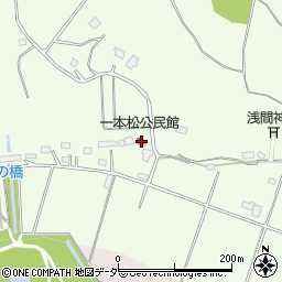 一本松公民館周辺の地図