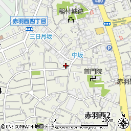 東京都北区赤羽西4丁目3-1周辺の地図