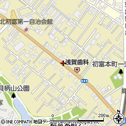 千葉県鎌ケ谷市初富本町周辺の地図