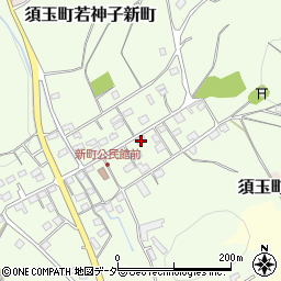 山梨県北杜市須玉町若神子新町140周辺の地図