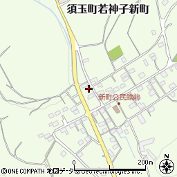 山梨県北杜市須玉町若神子新町70周辺の地図