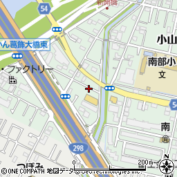 くすりの福太郎　松戸小山店周辺の地図