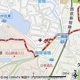 埼玉県所沢市久米15周辺の地図