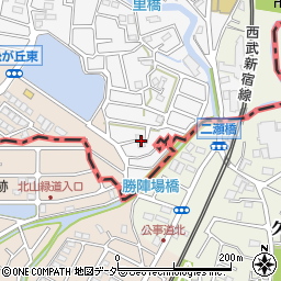 埼玉県所沢市久米15周辺の地図