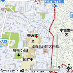 練馬区立豊渓中学校周辺の地図