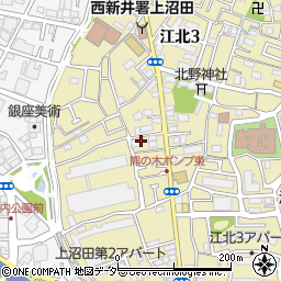宇田川３号棟周辺の地図