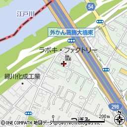 千葉県松戸市小山406-4周辺の地図