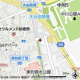 宇田川亨建築設計事務所周辺の地図