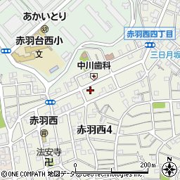 東京都北区赤羽西4丁目29-8周辺の地図