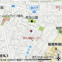 東京都板橋区徳丸3丁目36周辺の地図