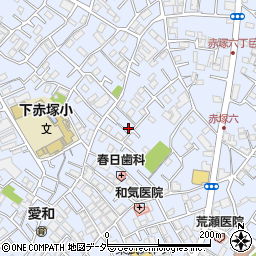 赤塚６ハイツ周辺の地図