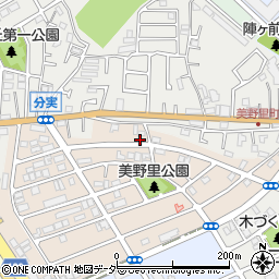 千葉県松戸市二十世紀が丘美野里町117周辺の地図