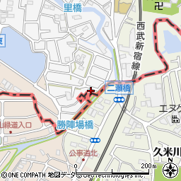 埼玉県所沢市久米40-10周辺の地図