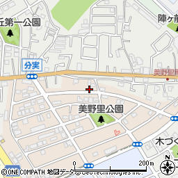 千葉県松戸市二十世紀が丘美野里町113周辺の地図