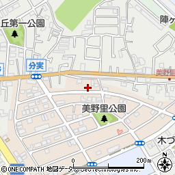 千葉県松戸市二十世紀が丘美野里町110周辺の地図
