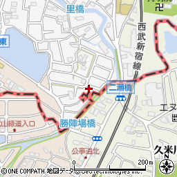 埼玉県所沢市久米40-6周辺の地図