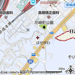千葉県成田市不動ケ岡2146周辺の地図