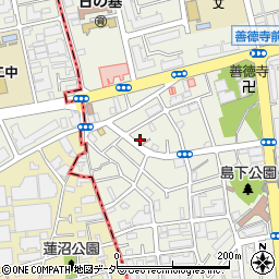 東京都北区赤羽西6丁目23-6周辺の地図