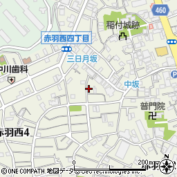 東京都北区赤羽西4丁目3-9周辺の地図
