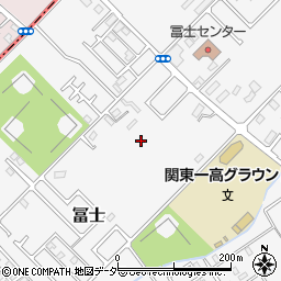 千葉県白井市冨士周辺の地図