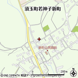 山梨県北杜市須玉町若神子新町762周辺の地図