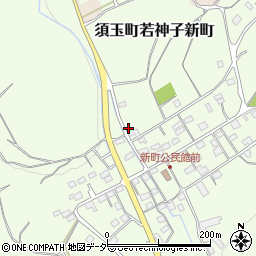 山梨県北杜市須玉町若神子新町761周辺の地図