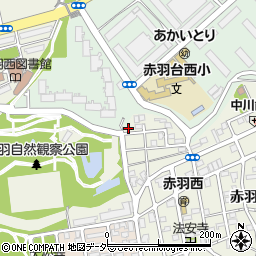 東京都北区赤羽西4丁目54-10周辺の地図