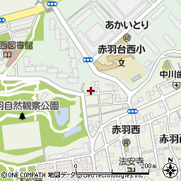 東京都北区赤羽西4丁目54-9周辺の地図