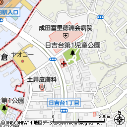 日吉台病院周辺の地図