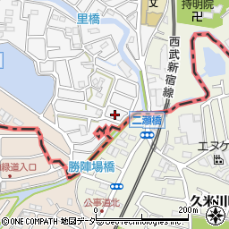 埼玉県所沢市久米39-14周辺の地図
