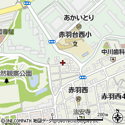 東京都北区赤羽西4丁目54-6周辺の地図