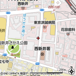東京都足立区西新井栄町1丁目周辺の地図