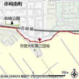 千葉県松戸市串崎南町247周辺の地図