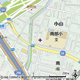 松戸市小山ポンプ場周辺の地図