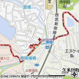 埼玉県所沢市久米39-11周辺の地図