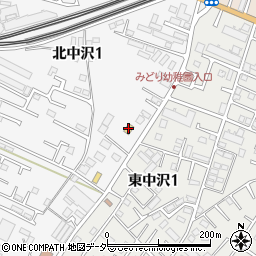ローソン鎌ケ谷北中沢店周辺の地図