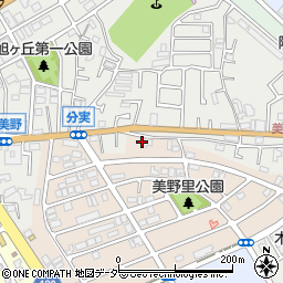 千葉県松戸市二十世紀が丘美野里町104周辺の地図