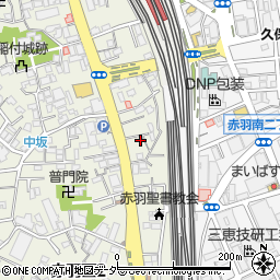 東京都北区赤羽西2丁目7-8周辺の地図