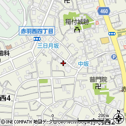東京都北区赤羽西4丁目4-11周辺の地図