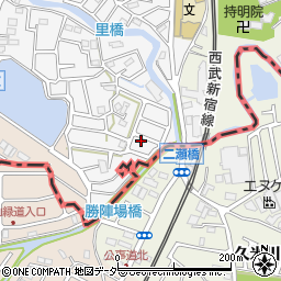 埼玉県所沢市久米39-8周辺の地図