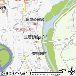 山梨県北杜市須玉町大豆生田526周辺の地図