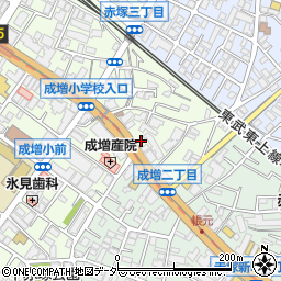 美容室ベーセ・ベーゼ　成増店周辺の地図