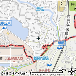 埼玉県所沢市久米24周辺の地図