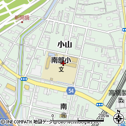 松戸市立南部小学校周辺の地図