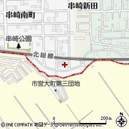 千葉県松戸市串崎南町162周辺の地図