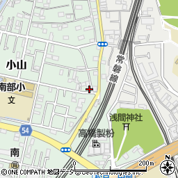 千葉県松戸市小山97周辺の地図