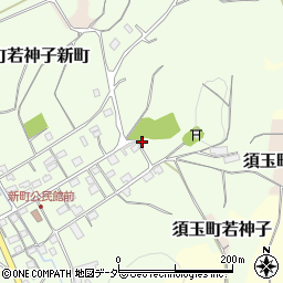 山梨県北杜市須玉町若神子新町117周辺の地図