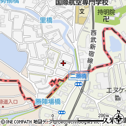埼玉県所沢市久米37-22周辺の地図