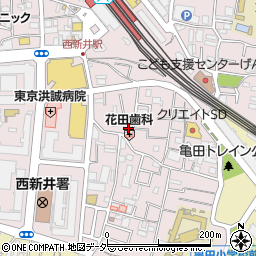 東京都足立区西新井栄町1丁目13-1周辺の地図