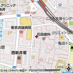 東京都足立区西新井栄町1丁目13-5周辺の地図
